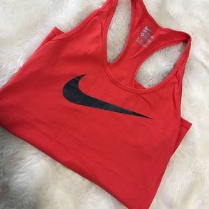 Red Nike women’s tank top